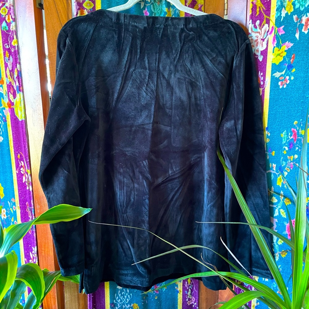 Jones Wear Velour Top - Size M
